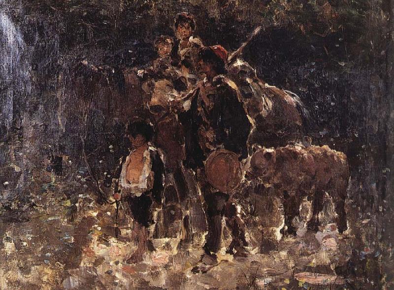 Nicolae Grigorescu Gypsies with Bear China oil painting art